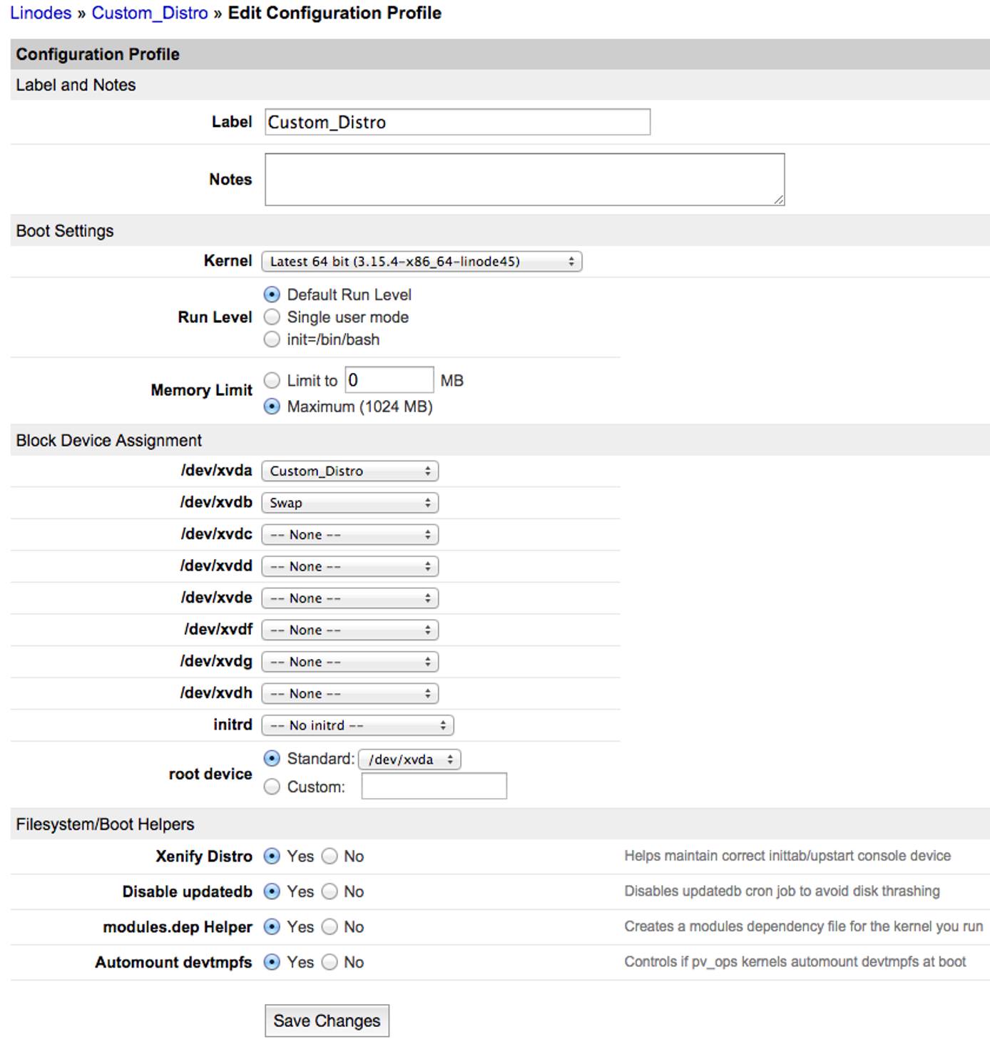 Configuration Profile. Configuration Profile.